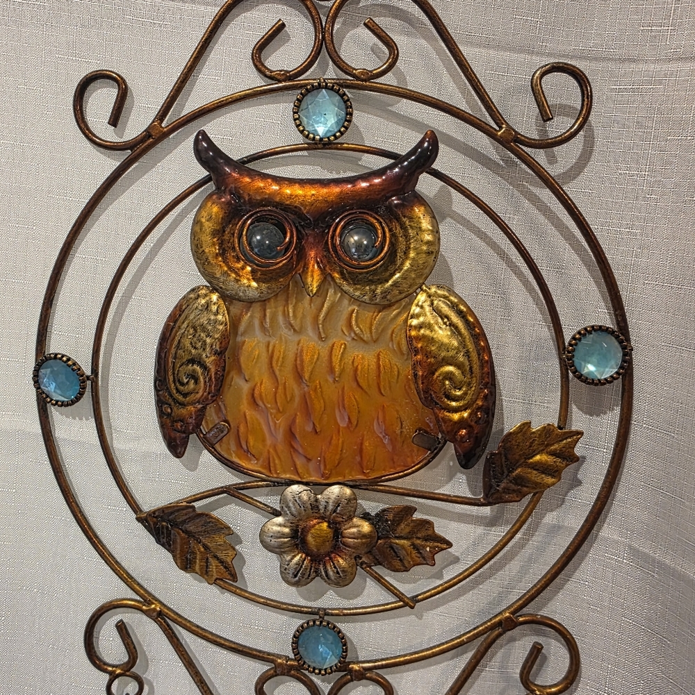 Owl Metal Windchimes